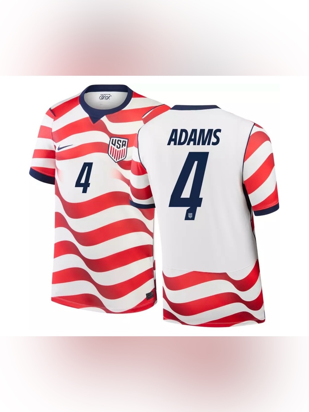 Nike Adult USMNT Tyler Adams #4 2026
Home Replica Jersey